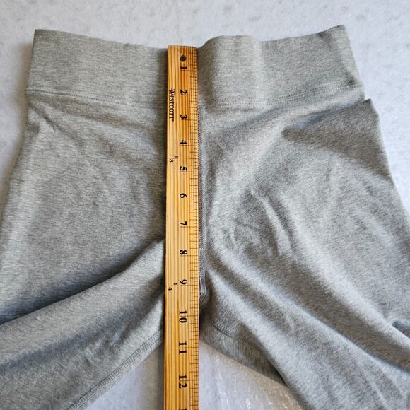 Nike Sportswear Full Length Compression Leggings Womens S Gray Swoosh Athleisure - Picture 7 of 9